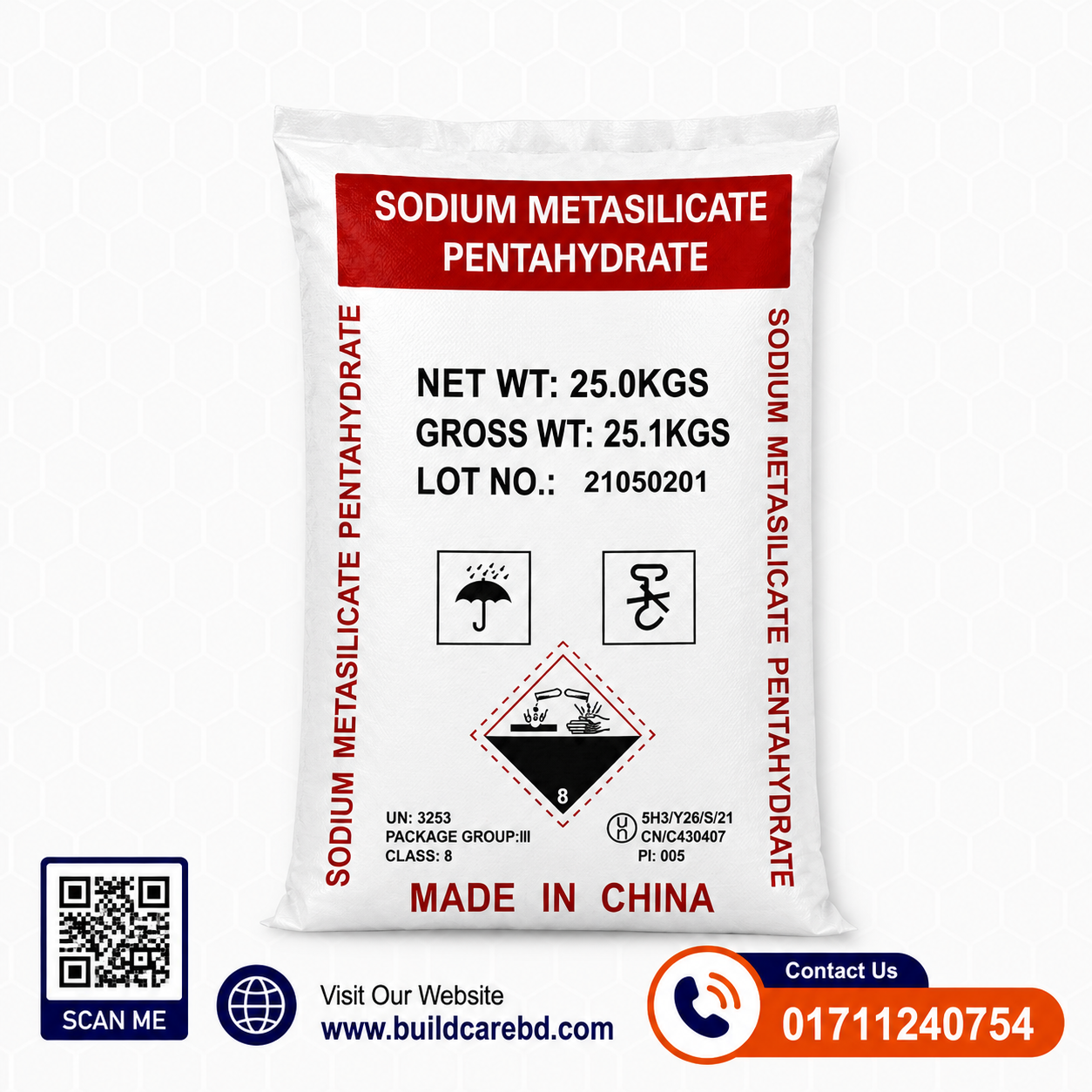 Sodium Metasilicate Pentahydrate
